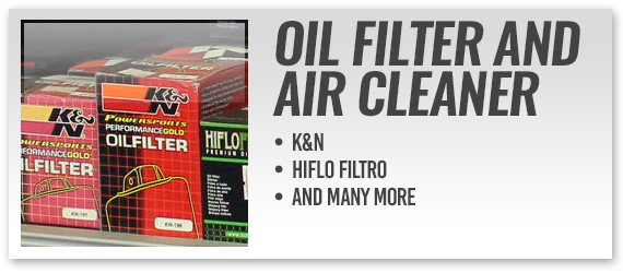Oil Filter and Air Cleaner